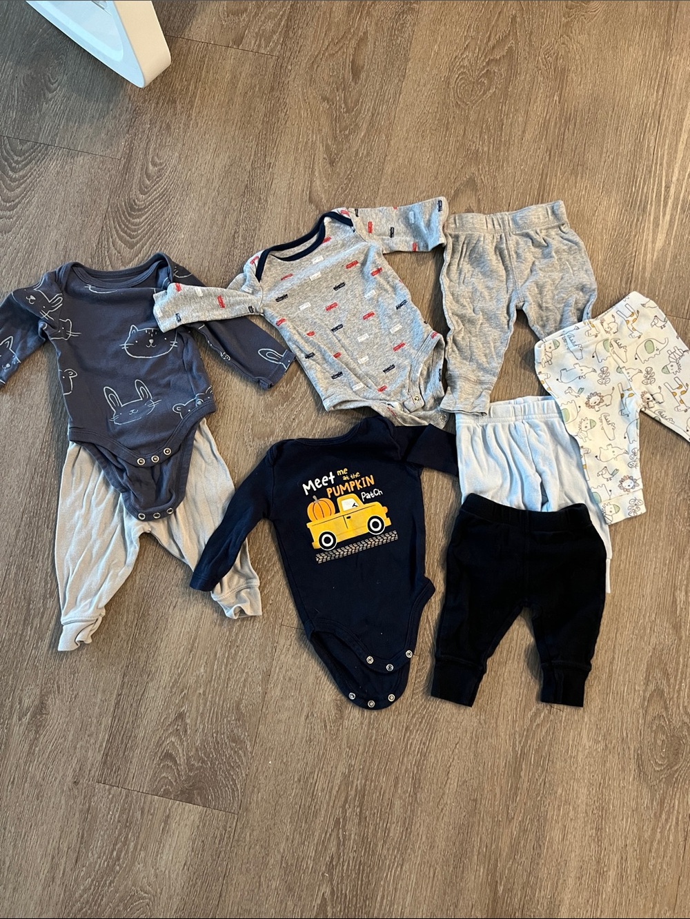 Boy Pumpkin onesie and bundle